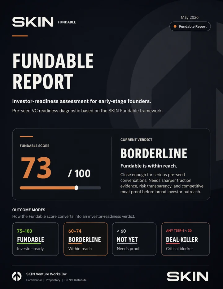 SKIN Fundable Report cover